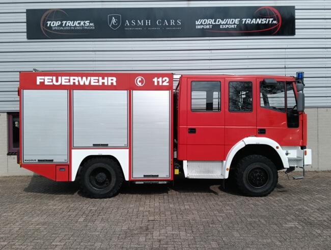 Iveco EuroFire 95E18 4x4 -600 ltr -Feuerwehr, Fire Brandweer - Expeditie, Camper, DOKA TT 4734