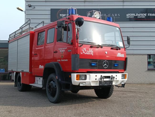 Mercedes-Benz 1120 4x4 - 1.200 ltr Brandweer,Feuerwehr, Fire brigade- Crew Cab - Expeditie, Camper TT 4740