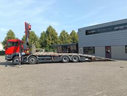 MAN TGS 35.360 8x2 - Fassi 23TM Kraan, Machine transporter, Oprijwagen, afsleepwagen 6.2T. lier TT 4842-A