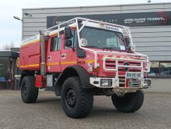 Unimog U 5000 Mercedes Benz -4x4 - (type 437.4) 4000 ltr -Lier, Winch -Feuerwehr Doppelkabine,Uberrollkafig - Cimaex TT 4887