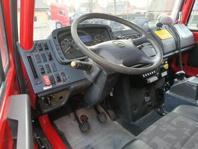Unimog U 5000 Mercedes Benz -4x4 - (type 437.4) 4000 ltr -Lier, Winch -Feuerwehr Doppelkabine,Uberrollkafig - Cimaex TT 4887