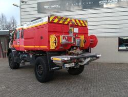 Unimog U 5000 Mercedes Benz -4x4 - (type 437.4) 4000 ltr -Lier, Winch -Feuerwehr Doppelkabine,Uberrollkafig - Cimaex TT 4887