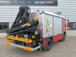 DAF 55.230 TI HIAB 8.7 TM Kraan, Crane, Kran -Brandweerwagen, Firetruck, Feuerwehr -Aggregaat, Generator TT 4922