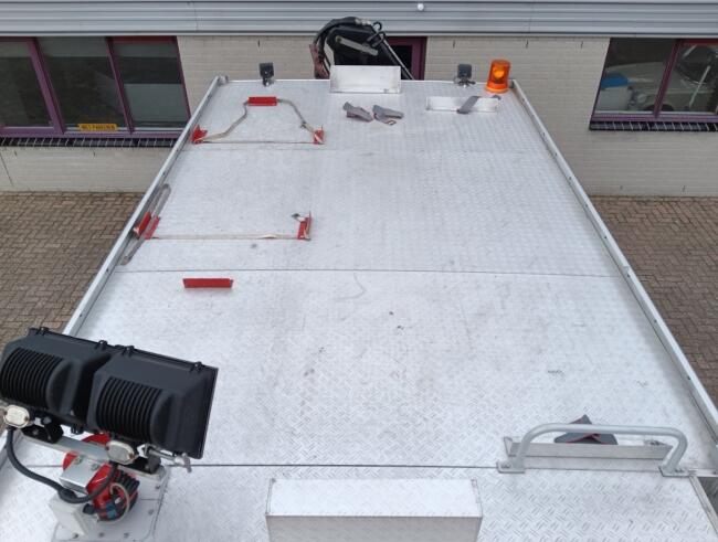 DAF 55.230 TI HIAB 8.7 TM Kraan, Crane, Kran -Brandweerwagen, Firetruck, Feuerwehr -Aggregaat, Generator TT 4922