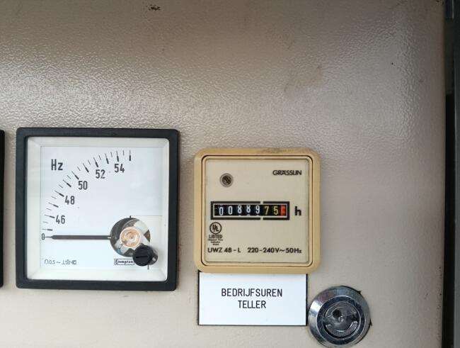 DAF 55.230 TI HIAB 8.7 TM Kraan, Crane, Kran -Brandweerwagen, Firetruck, Feuerwehr -Aggregaat, Generator TT 4922-A