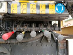 DAF 55.230 TI HIAB 8.7 TM Kraan, Crane, Kran -Brandweerwagen, Firetruck, Feuerwehr -Aggregaat, Generator TT 4922-A