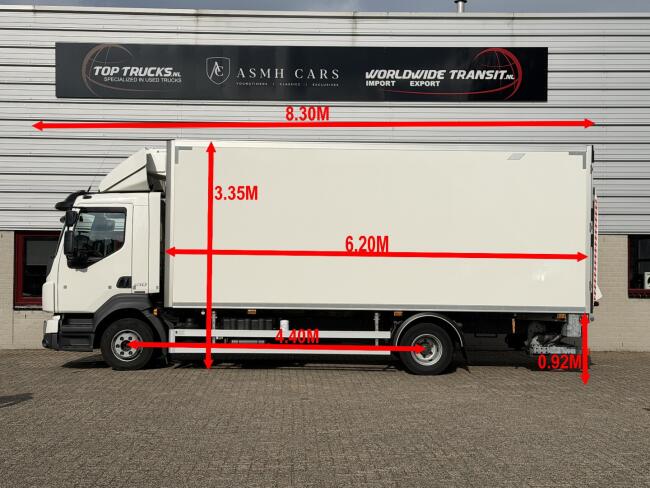 Volvo FL 12.210 Koel/Vries -Thermo King v-500 - D-hollandia Laadklep 1500KG - Smart tacho - Airco - 2 compartimenten TT 4997