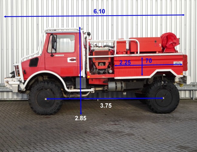 Mercedes-Benz Unimog 1550L37 (437) 4x4  2.000 ltr, Brandweer, Feuerwehr, Expeditievoertuig, Camper TT 4085