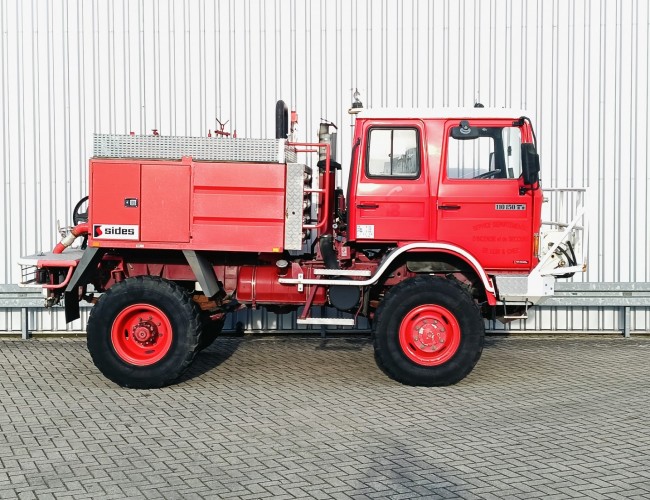 Renault 110 150 4x4 - 3.000 ltr -Brandweer, Feuerwehr, Fire brigade -Expeditie, Camper - 5t. Lier, Wich, Winde TT 4223