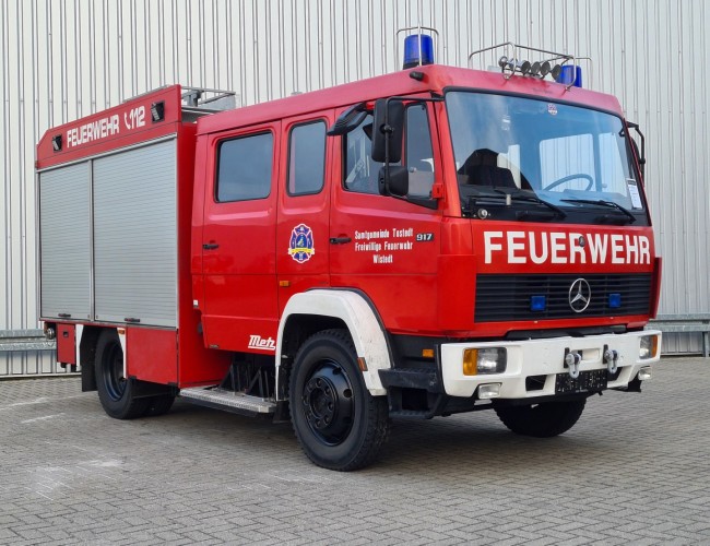 Mercedes-Benz 917 AK 4x4 -1.250 ltr -Brandweer, Feuerwehr, Fire brigade - Expeditie, Camper TT 4390