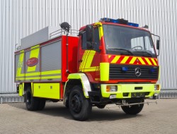 Mercedes-Benz 1124 AF 4x4 - 1.800 ltr - 600 ltr Foam -Brandweer, Feuerwehr, Fire brigade - Expeditie, Camper TT 4435