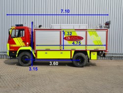 Mercedes-Benz 1124 AF 4x4 - 1.800 ltr - 600 ltr Foam -Brandweer, Feuerwehr, Fire brigade - Expeditie, Camper TT 4435