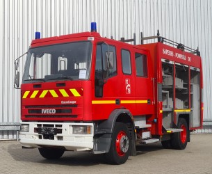 Iveco EuroCargo 150 E23 Sides - Doppelcabine - 1.000 ltr - Brandweer, Feuerwehr, Fire brigade, Doka, Camper TT 4492