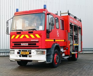 Iveco EuroCargo 150 E23 Sides - Doppelcabine - 1.000 ltr - Brandweer, Feuerwehr, Fire brigade, Doka, Camper TT 4492