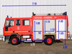 Iveco EuroCargo 150 E23 Sides - Doppelcabine - 1.000 ltr -Brandweer, Feuerwehr, Fire brigade, Doka, Camper TT 4492