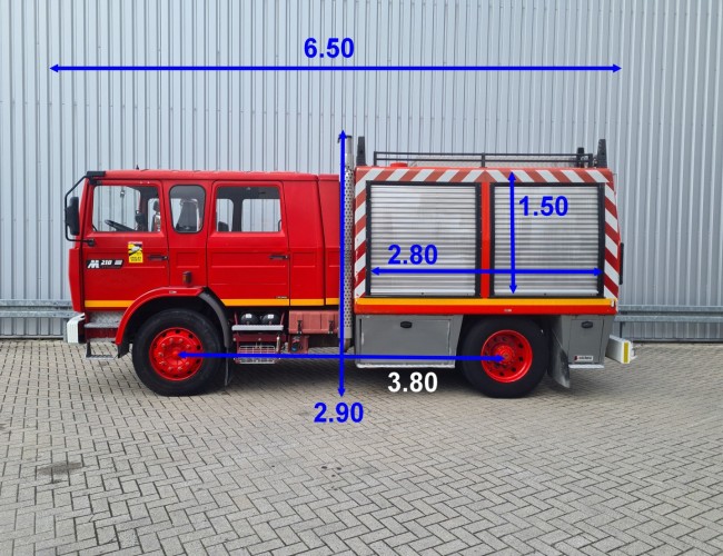 Renault M210 4.500 ltr -Brandweer, Feuerwehr, Fire brigade - Doppelcabine TT 4533