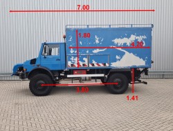 Mercedes-Benz Unimog 5000 4x4 - (type 437.4) - 1,500 kg tail lift - Winch - Expedition vehicle, Camper TT 4552