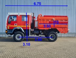 MAN LE 18.220 4x4 -4.000 ltr -200 ltr Foam -Camper -Fire, Brandweer, Expeditie, Rally -Pump missing parts TT 4659