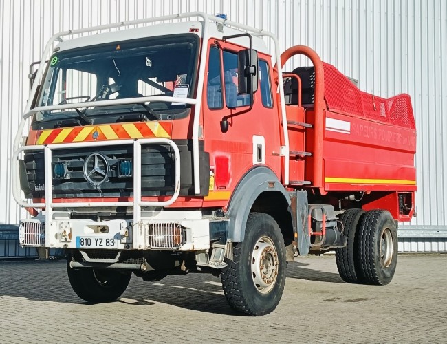 Mercedes-Benz 1824 4x4 -6.000 ltr tank, 450 Foam - V6 - SK Cabine - Brandweer - Expeditie, Camper TT 4660