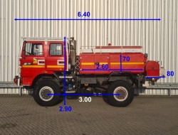 Renault Midliner M210 4x4 -3.600 ltr -Brandweer, Feuerwehr, Fire brigade -Expeditie, Camper - 3,5 t. Lier, Winch TT 4669