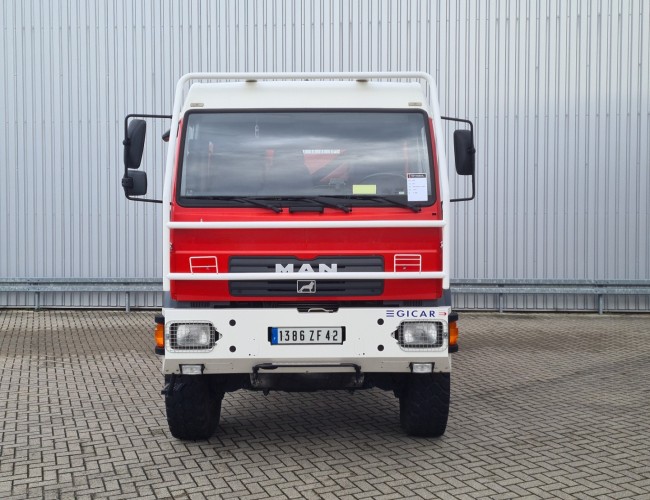 MAN 18.220 4x4- 3.000 ltr -Brandweer, Feuerwehr, Fire - Doppelcabine TT 4686