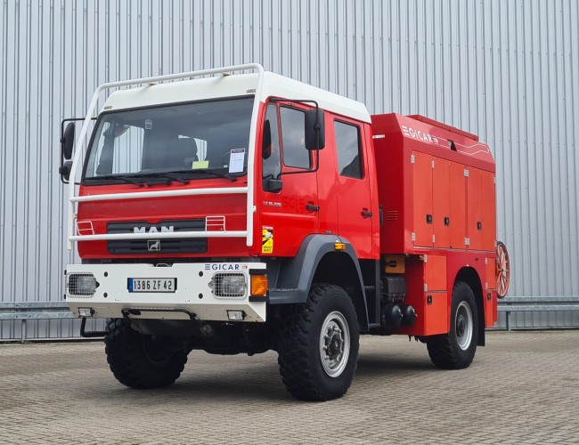 MAN 18.220 4x4- 3.000 ltr -Brandweer, Feuerwehr, Fire - Doppelcabine TT 4686