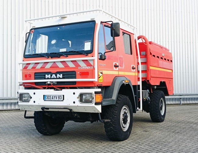 MAN LE 18.220 4x4 -4.000 ltr -200 ltr Foam -Camper -Fire, Brandweer, Expeditie, Rally TT 4689