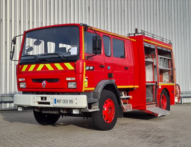 Renault M 210 Midliner 2.400 ltr -Brandweer, Feuerwehr, Fire truck - Crewcab, Doppelcabine - Rescue TT 4694