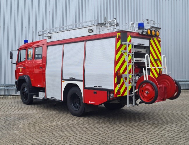 Mercedes-Benz 1124 AF 4x4 - 1.300 ltr -Brandweer, Feuerwehr, Fire brigade- Crew Cab - Expeditie, Camper, Low Gear! TT 4697