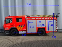 Mercedes-Benz Atego 1325 F 2.400 ltr - Brandweer, Feuerwehr, Fire truck - Crewcab, Doppelcabine TT 4705