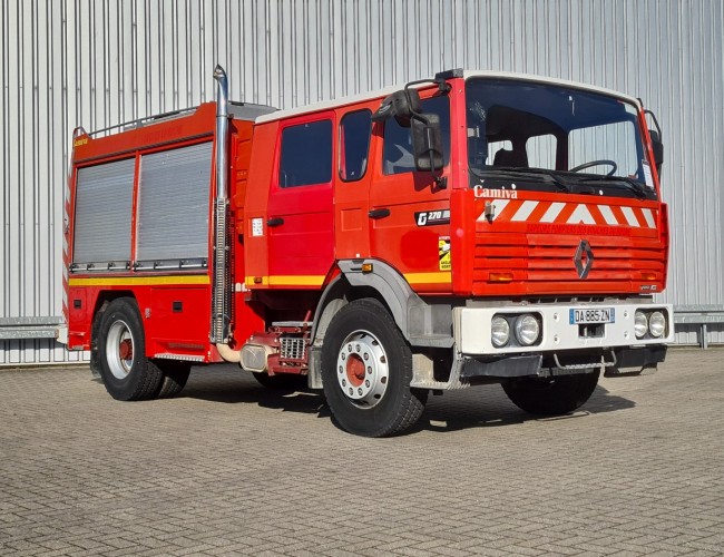 Renault G270 3.500 ltr - Brandweer, Feuerwehr, Fire truck - Crewcab, Doppelcabine - Rescue TT 4706