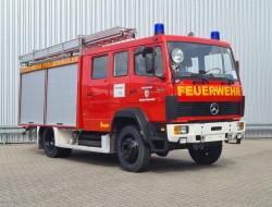 Mercedes-Benz 1120 AF 4x4 -Brandweer, Feuerwehr, Fire brigade - 1.200 ltr - Expeditie, Camper - LF 16 TT 4718