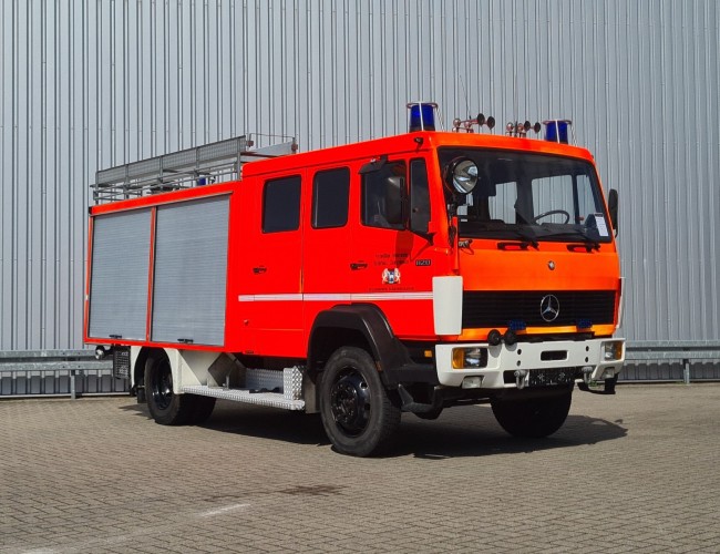 Mercedes-Benz 1120 AF 4x4 - 2.500 -Brandweer, Feuerwehr, Fire brigade- Crew Cab - Expeditie, Camper, Low Gear! TT 4724