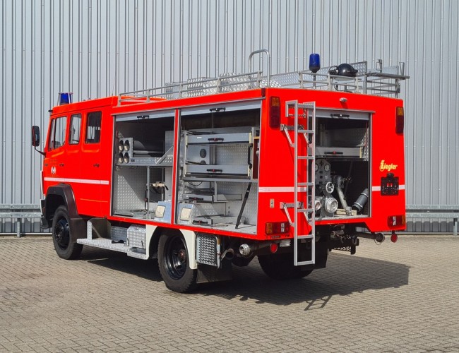 Mercedes-Benz 1120 AF 4x4 - 2.500 ltr -Brandweer, Feuerwehr, Fire brigade- Crew Cab - Expeditie, Camper, Low Gear! TT 4724