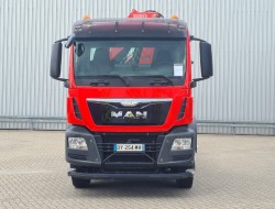 MAN TGS 35.360 8x2 - 23 TM Kraan, Machine transporter, Oprijwagen, afsleepwagen 6,2 T. lier TT 4725