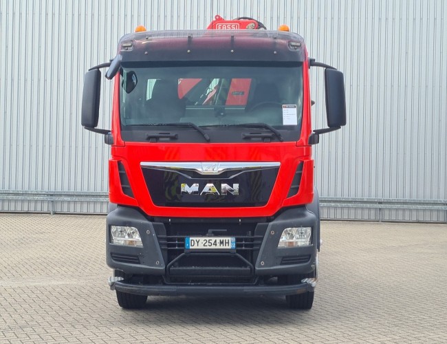 MAN TGS 35.360 8x2 - 23 TM Kraan, Machine transporter, Oprijwagen, afsleepwagen 6,2 T. lier TT 4725