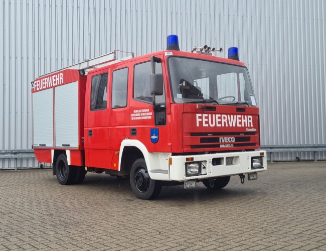 Iveco EUROCARGO 75 E 14 Eurofire 600 ltr watertank - Feuerwehr, Fire truck - Crewcab, Doppelcabine TT 4726