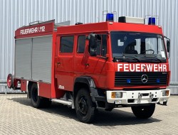 Mercedes-Benz 1124 AF 4x4 - 1.600 ltr  -Feuerwehr, Fire brigade- Crew Cab - Expeditie, Camper TT 4729