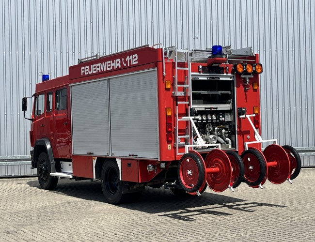 Mercedes-Benz 1124 AF 4x4 - 1.600 ltr -Brandweer, Feuerwehr, Fire brigade- Crew Cab - Expeditie, Camper TT 4729