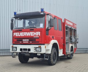 Iveco EuroFire 95E18 4x4 -600 ltr -Feuerwehr, Fire brigade - Expeditie, Camper, DOKA TT 4734