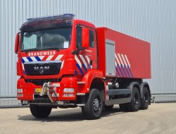 MAN TGS 26.400 6x6 - 16.000 ltr Brandweer, Feuerwehr, Fire - Waterkannon, Canon à eau, Wasserkanone TT 4737