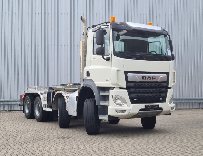 DAF CF 480 FAD 8x4 - 26t. Haakarm, Hooklift, Abrolkipper, Naafreductie, Hubreduction - Retarder TT 4738