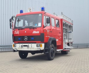 Mercedes-Benz 1120 4x4 - 1.200 ltr watertank -Feuerwehr, Fire brigade- Crew Cab - Expeditie, Camper TT 4740