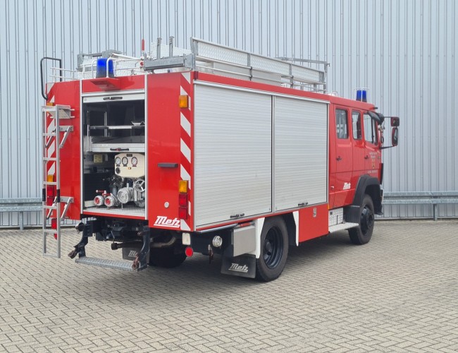 Mercedes-Benz 1120 4x4 - 1.200 ltr watertank -Feuerwehr, Fire brigade- Crew Cab - Expeditie, Camper TT 4740