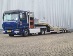 Iveco EuroCargo 90E18 21t. max Treingew, GVW,  Dieplader, Oprijwagen, Machine transporter, (BE combi) TT 4744