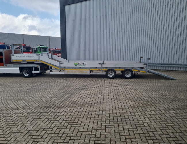 Iveco EuroCargo 90E18 21t. max Treingew, GVW,  Dieplader, Oprijwagen, Machine transporter, (BE combi) TT 4744