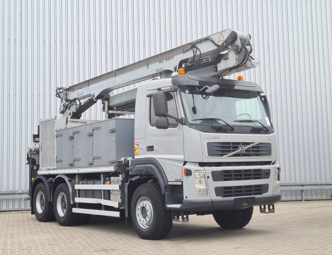 Volvo FM 420 6x6 - 26,50 mtr Terex Dakwerkerskraan, Dachdeckerkran, Roofer's crane TT 4760