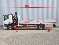 DAF CF 330 FA 15 TM Kraan,  tot 10-2028 uitstootvrije / milieuzone toegankelijk! TT 4762