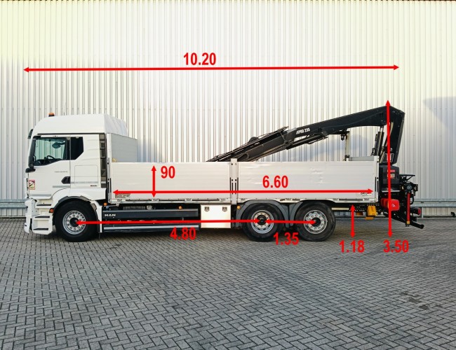 MAN TGS 26.470 6x2 HIAB 23TM Kraan, Crane, Kran, Grue - Retarder - Remote control TT 4785