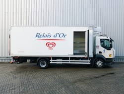 Renault D 210.12 Carrier Supra 850 MT, 2 Verdampers, Telma Rem - DHollandia Laadklep, LDW, Loadlift TT 4789